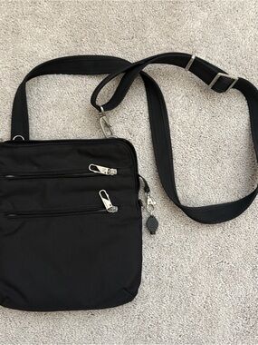 Travelon Black Slim Anti-Theft Crossbody Bag
